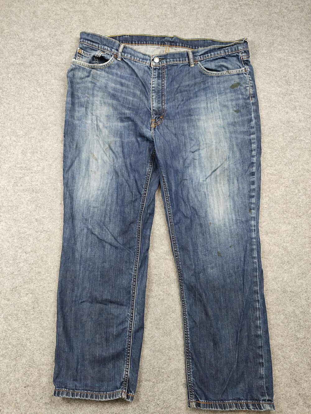 Levi's Pants Mens 42x30 Blue Denim Relaxed Fit Stretch Cotton Spandex 5-Pocket